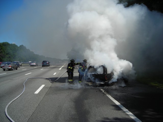 Car Fire - GSP North 08/17/08 